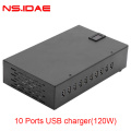 120W 10 Port USB-Multi-Charger