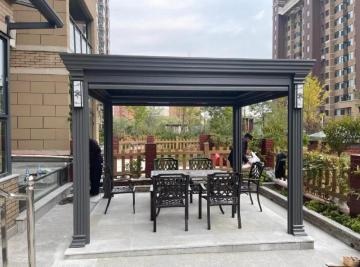 Light Modern Bioclimatic Pergola automatize Solar