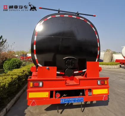TONGYA 45T/50T Asphalt Transportation Semi Trailer Butimen Truck Trailer
