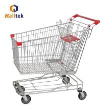 Asian Metal Supermarket Shopping Trolley