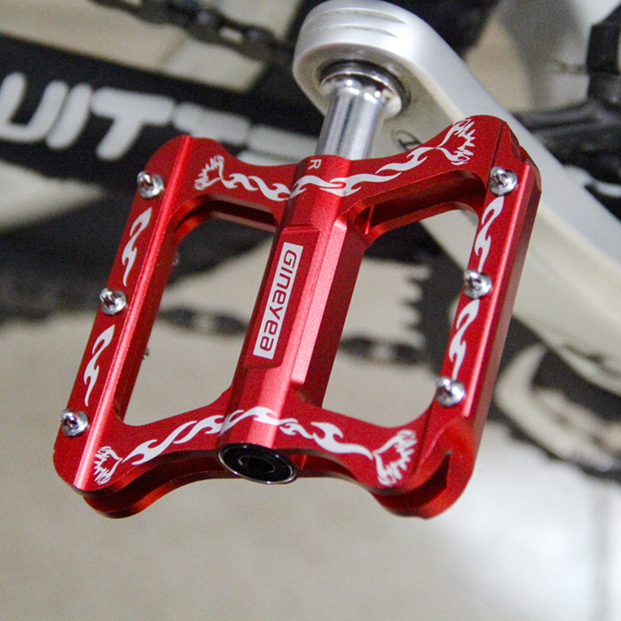 Lightweight Non-Slip Pedal Tengah Pedal Pedal Basikal untuk BMX MTB, 9/16 inci E-Bike