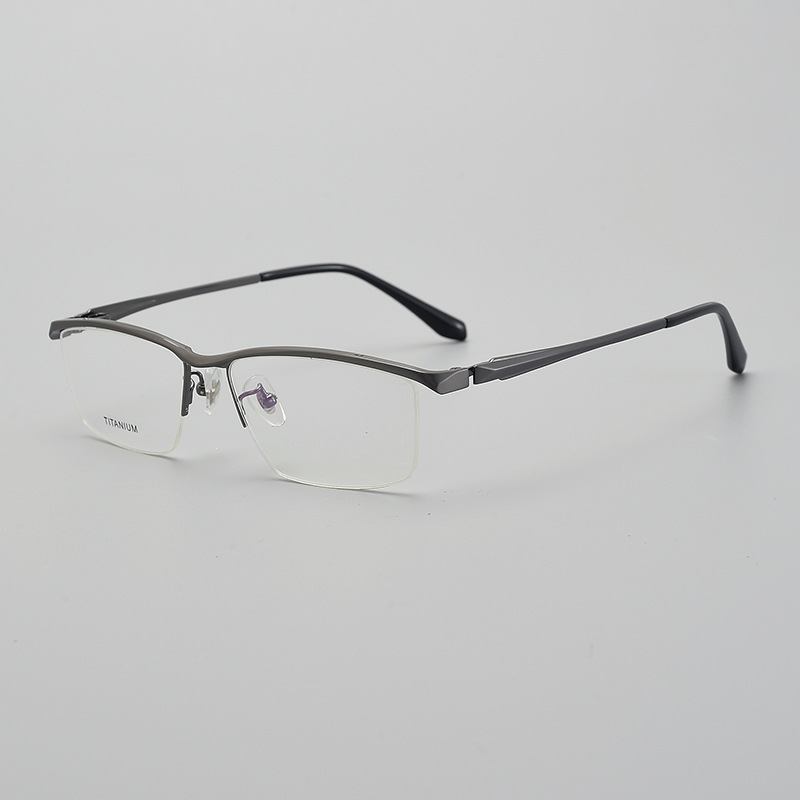 Half-Rim Titanium Myopia Glasses Frames