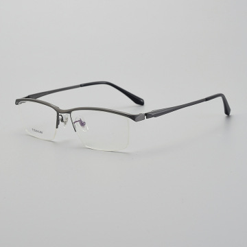 Half-Rim Titanium Myopia Glasses Frames Half-Rim Titanium Opitcal Frame Factory