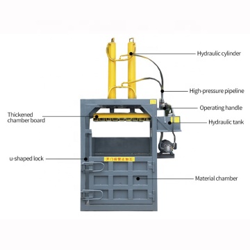 Waste Paper and Textile Compressor Baling Press Machine