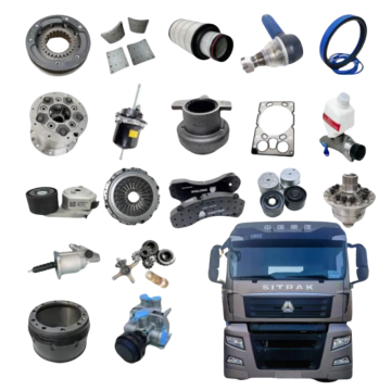 Sinotruk Howo A7 T7 T7H SITRAK C7H C9H Dump Truck 400HP Oil Stop Cylinder WG9100570014 Spare Parts