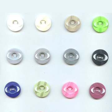 Colored Plastic 2-Hole Button