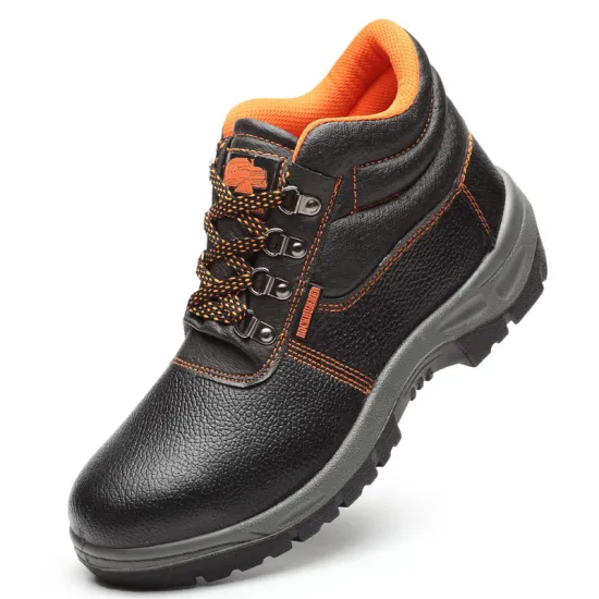 Customized PU Leather Security Manager Safety Shoes - Genuine Leather Men's Work Boots