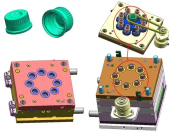 bottle cap mould