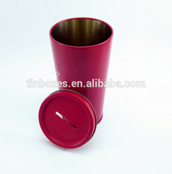 Hot Sale Metal Round Money Tin Can Coin Bank Piggy Bank