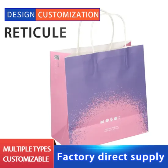 Customized shopping hand-held paper bags