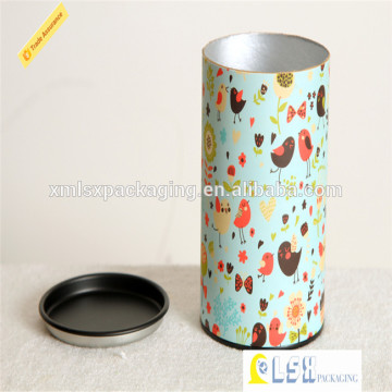 Factory luxury customized rigid cardboard round gift,cylinder box,tube box