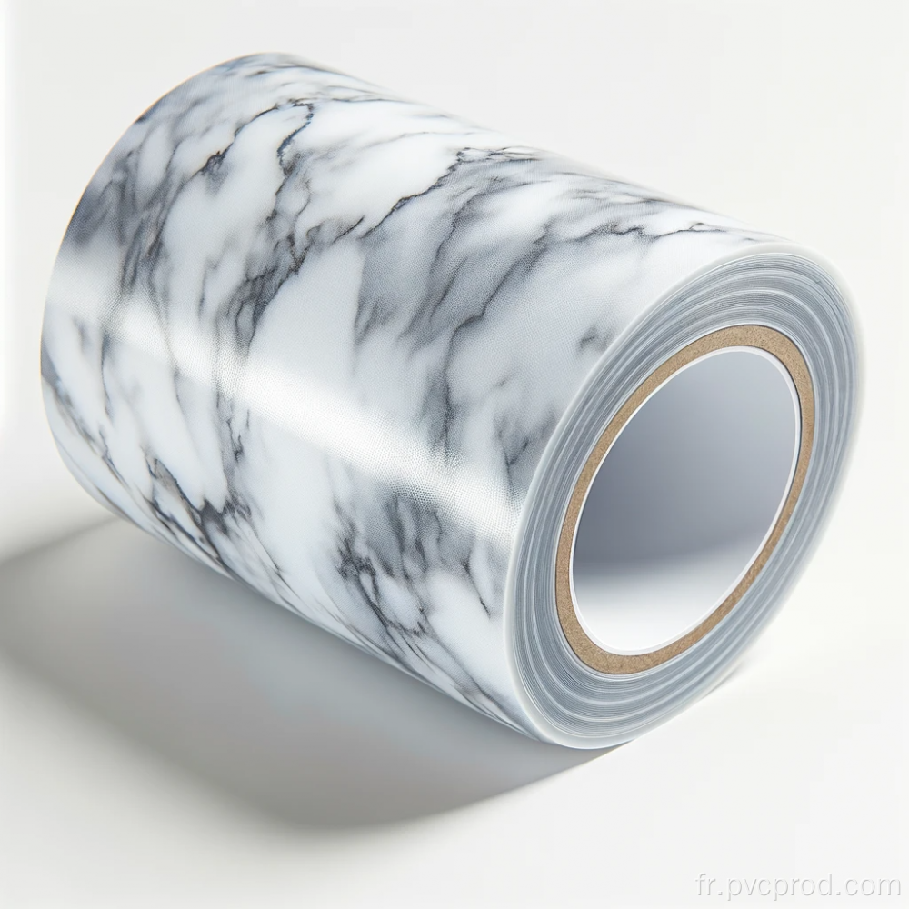 Film PVC à grains en marbre pour décoration intérieure