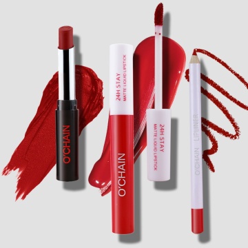 OCHAIN Good Quality Lipstick and Lip Liner Pencil Kit - Popular Matte Lip Kit