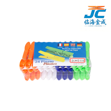 Orange White Blue Green Dot Hair Clips