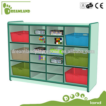 Multifunction and Dexterous18 copartments toy storage cabinet