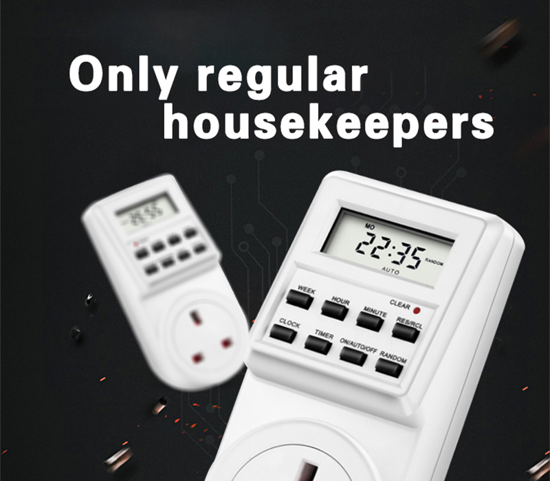 Electronic timer socket is a good helper for family energy saving