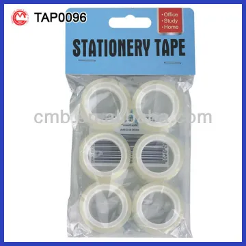 6 ROLLS STATIONERY STICKY TAPE