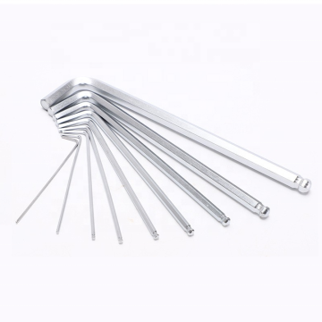 Multifunctional S2 Long L-Type Ball Head Allen Wrench Set with All Sizes