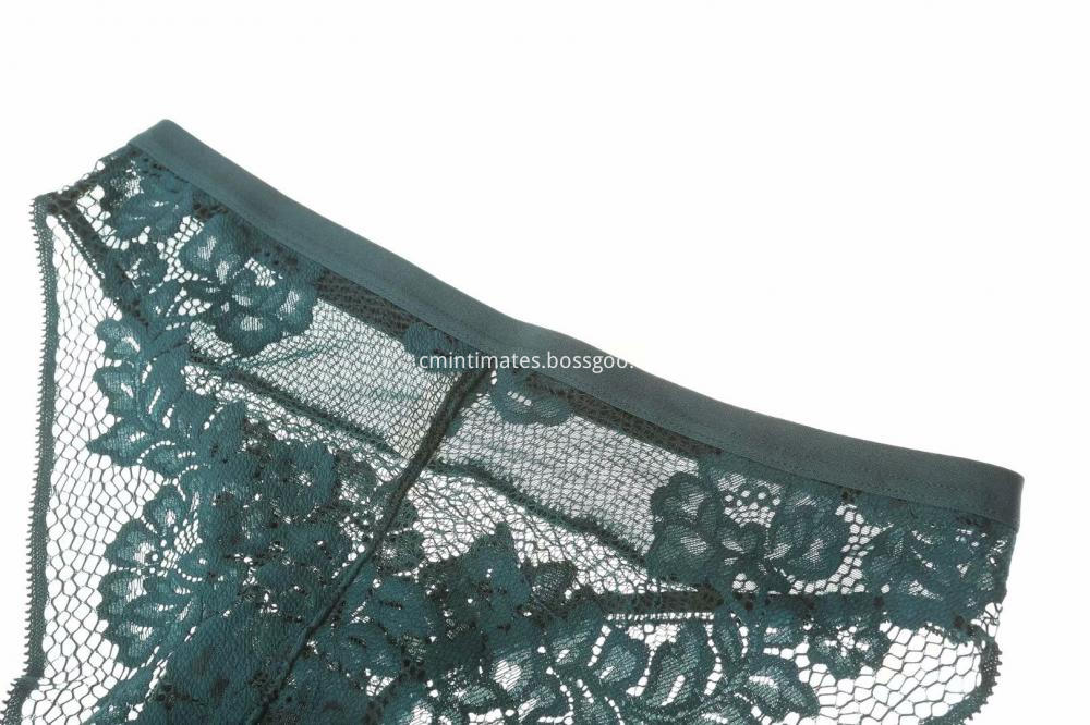 Transparent Flower Lace Panty