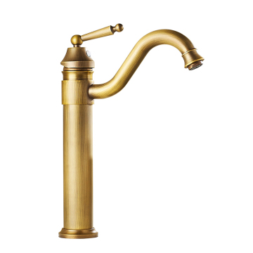 Modern Brass Waterfall Faucet: A Stylish Single-Hole Basin Sink Tap for Your Bathroom