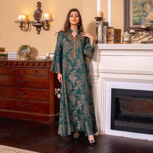 ژاکارد مجلل Jalabiya Abaya ویژه بانوان ماه رمضان