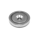 Super Power 32mm Cup Magnets Neodymium Pot Magnet With Countersunk Hole 32kg Pull