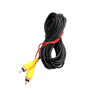 RCA AV Cable Wire Harness for Car Rear View Camera - 6m Video Extension Cable