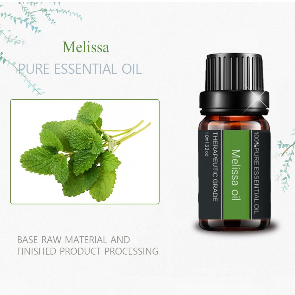 Pure Oganic Melissa Essential Oil para difusor de aromaterapia