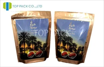 Plastic Ziplock Stand Up Pouches With K Seal Bottom Multilayer Laminated