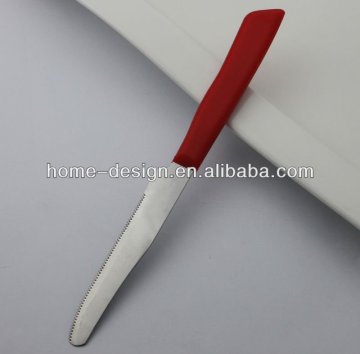 color steak knife/pp handle steak knife/serrated steak knife