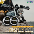 7 Inch Round Led Headlight For Motorcycle Jeep