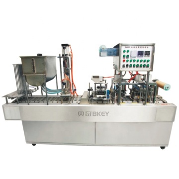 Automatic Fruit Jam Chocolate Sauce Filling and Sealing Machine for Plastic Cups