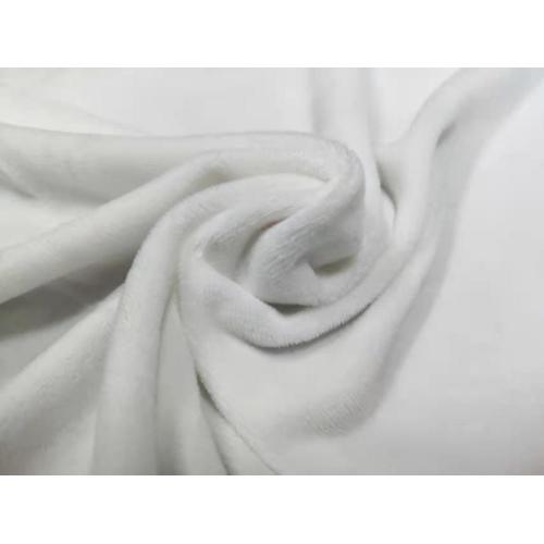 Polyester à 95% 5% Spandex Double Side Super Soft Fulcece Tissu