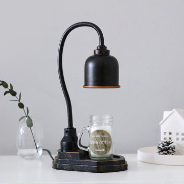 European-Style Telescopic Metal & Polyresin Candle Lamp for Bedroom Decoration - AU, IT, South Africa