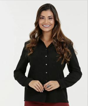 Long Sleeve Elegant Office Ladies Women Tops