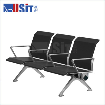 UW-529Y 3 seater PU padded chair waiting