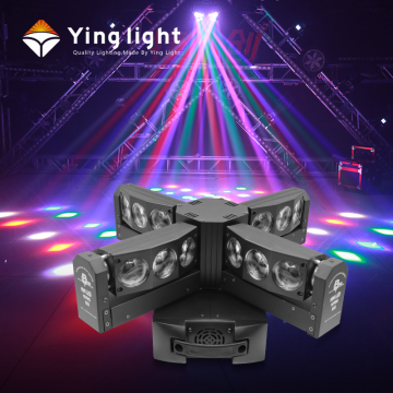 12 Eyes LED Cross Moving Head Light for DJ Disco Night Club