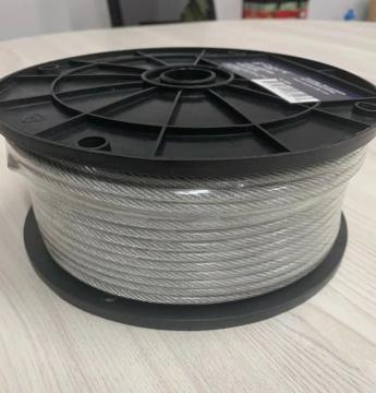 7x7 corda filo rivestita in PVC trasparente