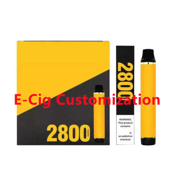 High Quality Custom vape 2800puffs Original Factory