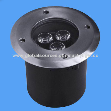 UG-HXX1W4R Square 4W LED Underground Light, 110-220V AC, LED Buried Light RGBW