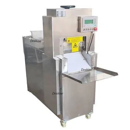 New Zealand Automatic Frozen Meat Slicer CNC Lamb Roll Bacon Slicer