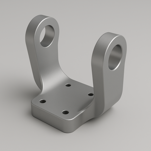 Алюминиевые детали, обработанные на станке с ЧПУ для стабилизированных платформ