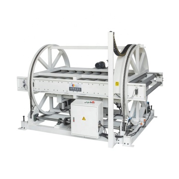 180 Degree Steering Turnover Machine for Wooden Door Production Line with Conveyor System