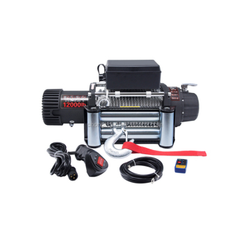 Winch Elektrik 12V/24V DC berkualiti tinggi dengan kapasiti 12,000lb: Penyelesaian Motor Berat Terbaik Anda