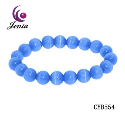 Jenia Popular Colourful Bead Girl Lucky Bracelet Natural Stone With Charm