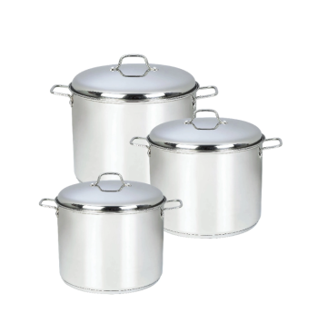 Stainless steel soup pot with composite structure