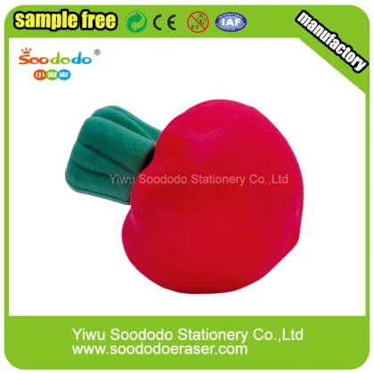 Radish childrens rubber Eraser,internation eraser