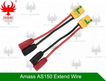 Amass AS150 Extend Wire XT90 To AS150 Plug For Lipo Battery Plug Agricultural UAV Drone accessory AS150 Connector