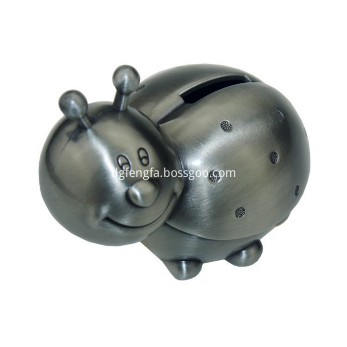 die casting metal lovely ladybird shape coin bank die casting metal lovely ladybird shape coin bank