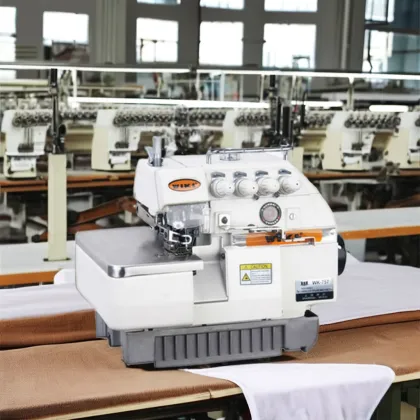 Jukky JK747 Manual Feed Overlock Sewing Machine - New Condition Used for Home Apparel Sewing